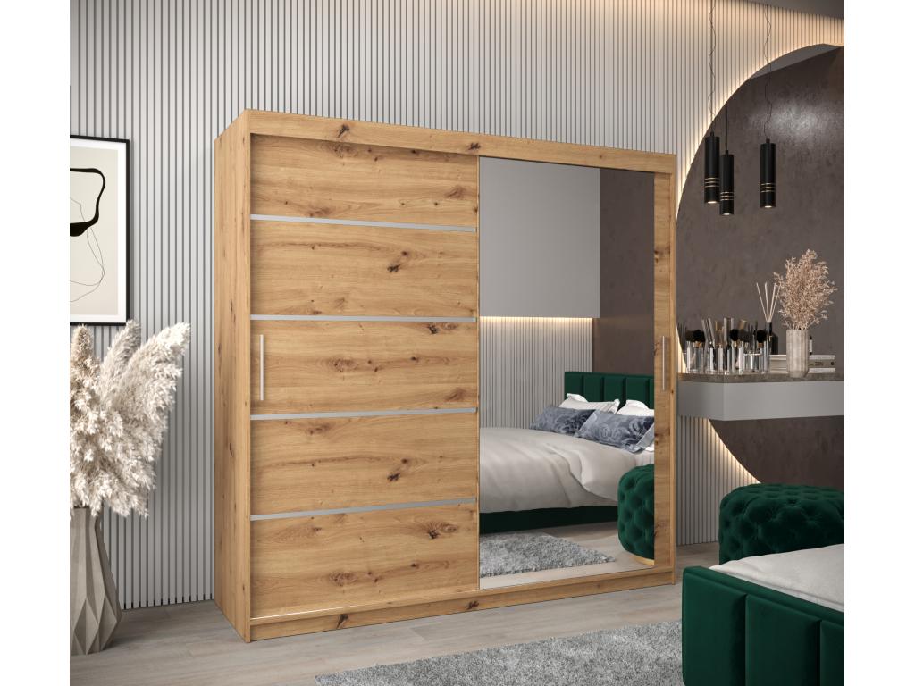 ARMOIRE Chicyla 2 À PORTES COULISSANTES 200/200/62 2 Portes Chicyla JLVC15555