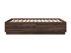 Cadre de lit sans matelas chêne marron 120x190 cm RNXX04610