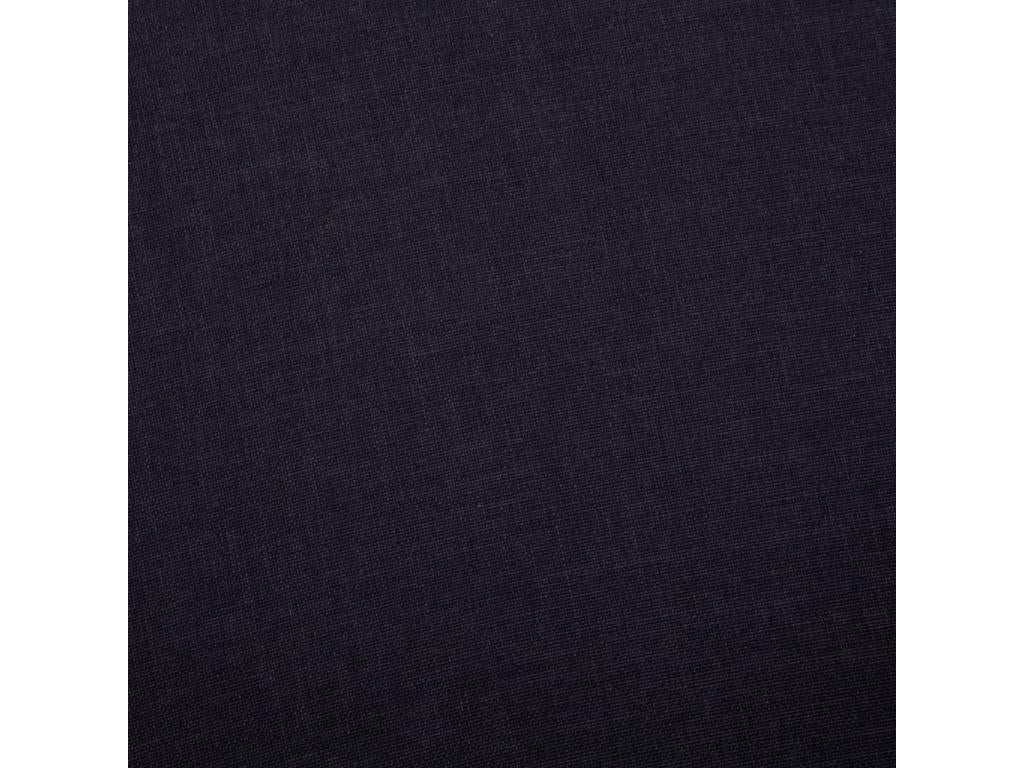 Canapé à 2 places Tissu Noir LAIF44661