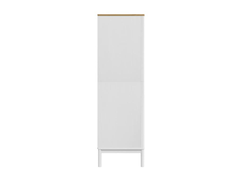 Garde-robe FLORO blanc 77x53x171 cm bois massif de pin KQVT63948