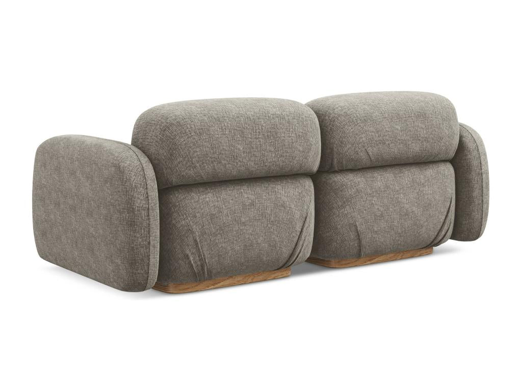 Canapé modulable 3 places en tissu chenille - Chicyla VBHI75398