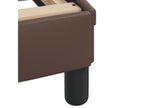 Cadre de lit avec tête de lit Marron 200x200 cm Similicuir ZZXH09964
