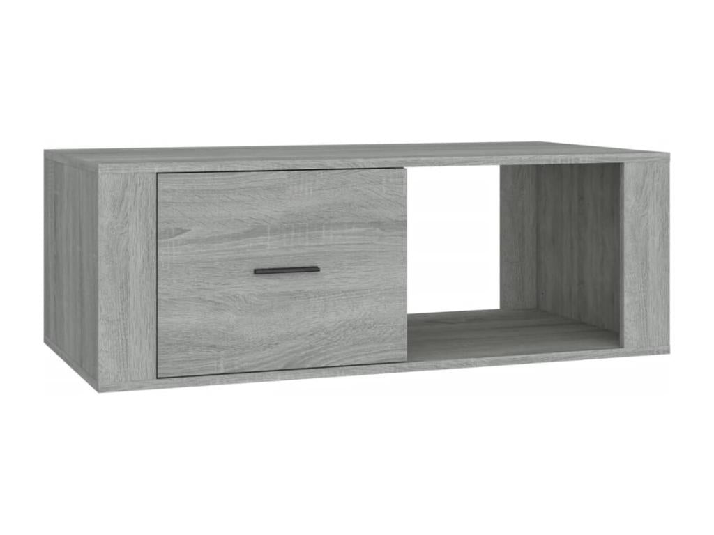 Table basse Chicyla gris 100x50,5x35 cm Bois d'ingénierie TUUO82357