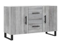 Buffet Chicyla gris 100x36x60 cm bois d'ingénierie BUIK36875