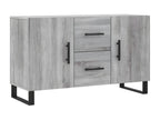 Buffet Chicyla gris 100x36x60 cm bois d'ingénierie BUIK36875
