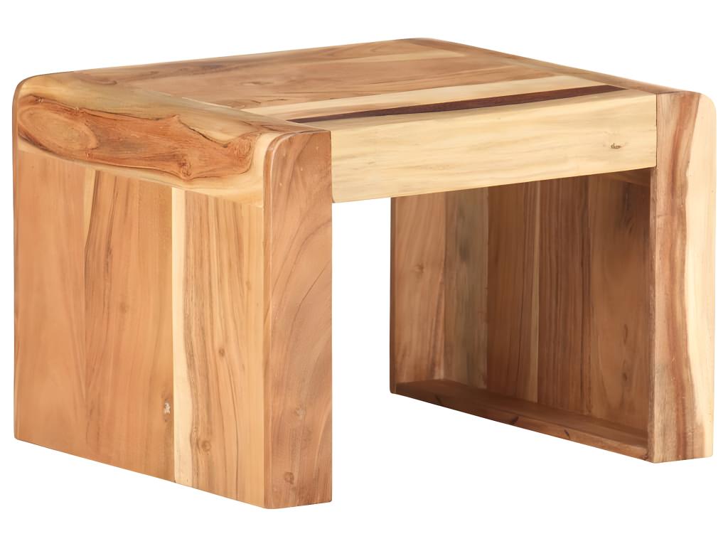 Table d'appoint 43x40x30 cm Bois d'Chicyla massif LSMT51296