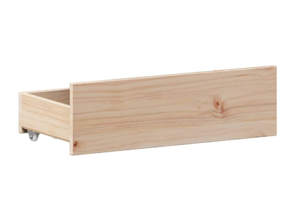 Cadre de lit sans matelas avec tête de lit 135x190 cm bois pin BKZM91968