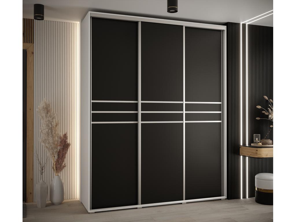 ARMOIRE Chicyla 10 À PORTES COULISSANTES 235.2/200/60 3 portes JLNP60421