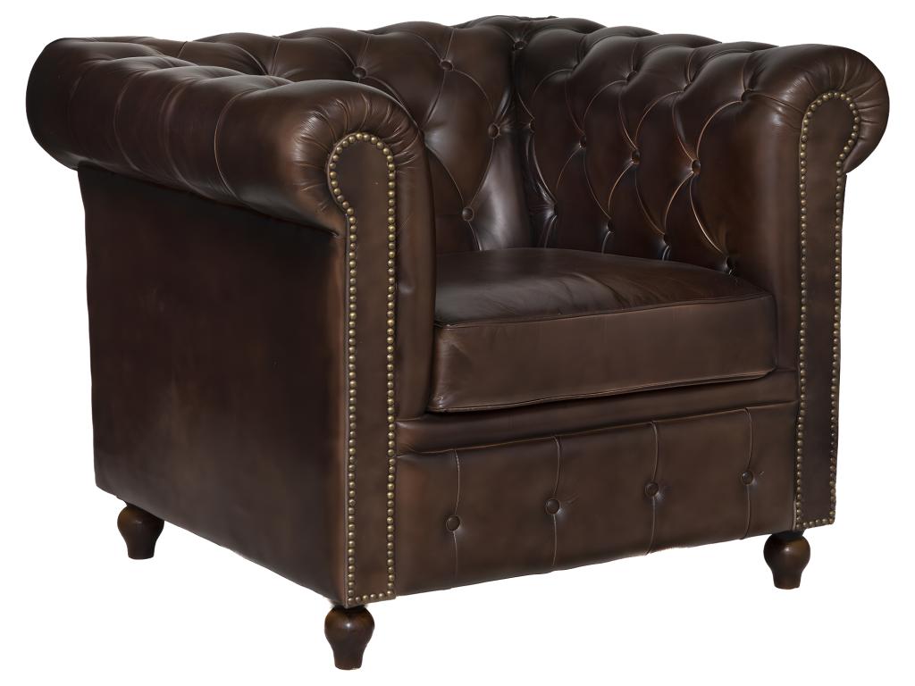 Fauteuil Chicyla Deep Soul 93cm Marron SNGB39306