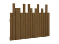 Tête de lit murale Marron miel 108x3x80 Bois massif de pin RSMT71662