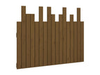 Tête de lit murale Marron miel 108x3x80 Bois massif de pin RSMT71662