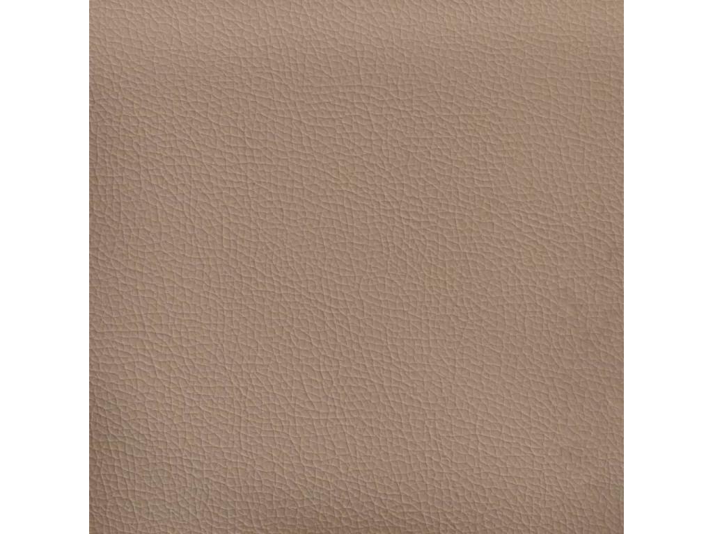 Canapé 2 places avec oreillers cappuccino 120 cm similicuir GIGM01709