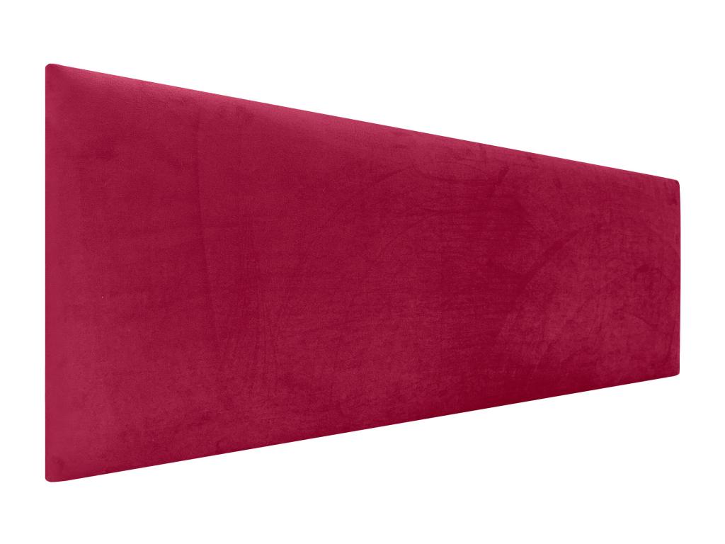 Chicyla Tête de Lit Velours Lisse 160x50 Lits 150/160 - Rouge GHCM69181