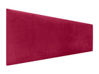 Chicyla Tête de Lit Velours Lisse 160x50 Lits 150/160 - Rouge GHCM69181