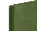 Domopure Tête de Lit Velours Lisse avec Boutons 160x60 Lits 150/160 - Vert Domopure LLJH57307
