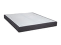 Chicyla - Pack Matelas 160x200 Sommier Tapissier Démontable 2x20 Chicyla Anthracites Pieds Argent 15cm SGJB03051