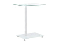 Table d'appoint en forme U Transparent 45x30x58 Verre trempé ELWO63087