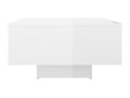 Table basse Blanc brillant 60x60x31.5 KPUE19741