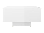 Table basse Blanc brillant 60x60x31.5 KPUE19741