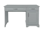 Bureau 2 tiroirs 1 porte Chicyla Gris JQDC21488