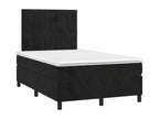 Sommier à Chicyla de lit avec matelas LED Noir 120x200cm Velours CBUI34270