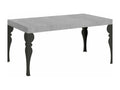 Table extensible 90x130/234 cm Paxon Premium Gris Béton cadre Anthracite CMKF07444