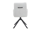Chaise pivotante en tissu collection Chicyla Couleuris ecru RFNY89762