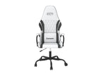 Chaise de jeu Blanc et noir Similicuir ZMPL06162