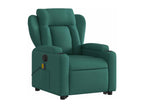 Fauteuil inclinable massant électrique Vert foncé Tissu MJOL21432