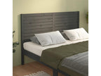 Tête de lit Gris 126x4x100 cm Bois massif de pin EIAI49326