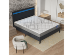 Ensemble Matelas Ressorts Ensachés Lit Avec Tête De Lit 140x200cm-Epaisseur 20cm Accueil MousseHD ACCM23976