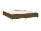 Sommier à Chicyla de lit matelas et LED Marron foncé 180x200cm GWCP10672