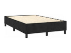 Sommier à Chicyla de lit avec matelas LED Noir 120x200cm Velours CBUI34270