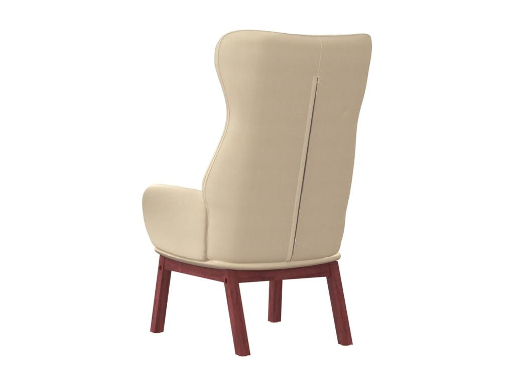 Chaise de relaxation Crème Tissu VUSC19962