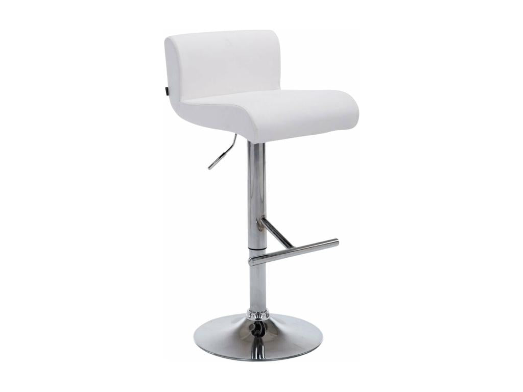 Tabouret de bar x1 métal blanche 38x44x80 cm 10 0004574 NUBS94322