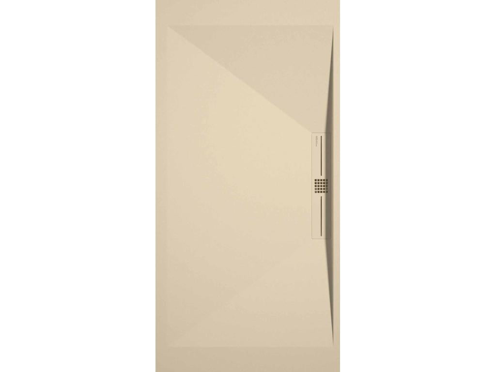 Receveur de douche Crème finition Lisse Chicyla SIDE grille de couleur - 140x70 cm SHST41919