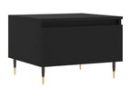 Tables basses 2 pcs noir 50x46x35 cm bois d'ingénierie NJPI93744