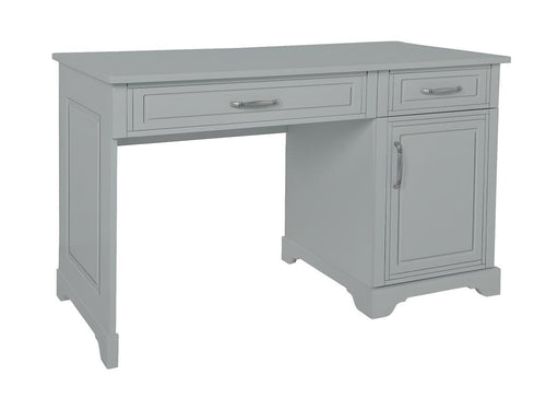 Bureau 2 tiroirs 1 porte Chicyla Gris JQDC21488