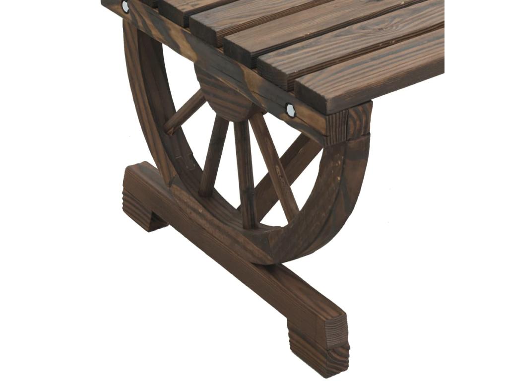 Salon de jardin 2 pcs bois de sapin massif LQHU44626