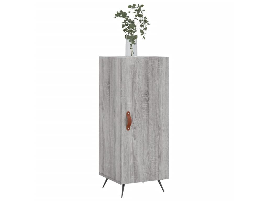Buffet Chicyla gris 34.5x34x90 cm Bois d'ingénierie DFFF37424