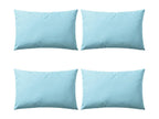 Oreiller d'extérieur 4 pcs 60x40 Bleu clair IBIS51436
