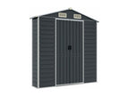 Abri de jardin anthracite 191x130x198 acier galvanisé YNXS88864