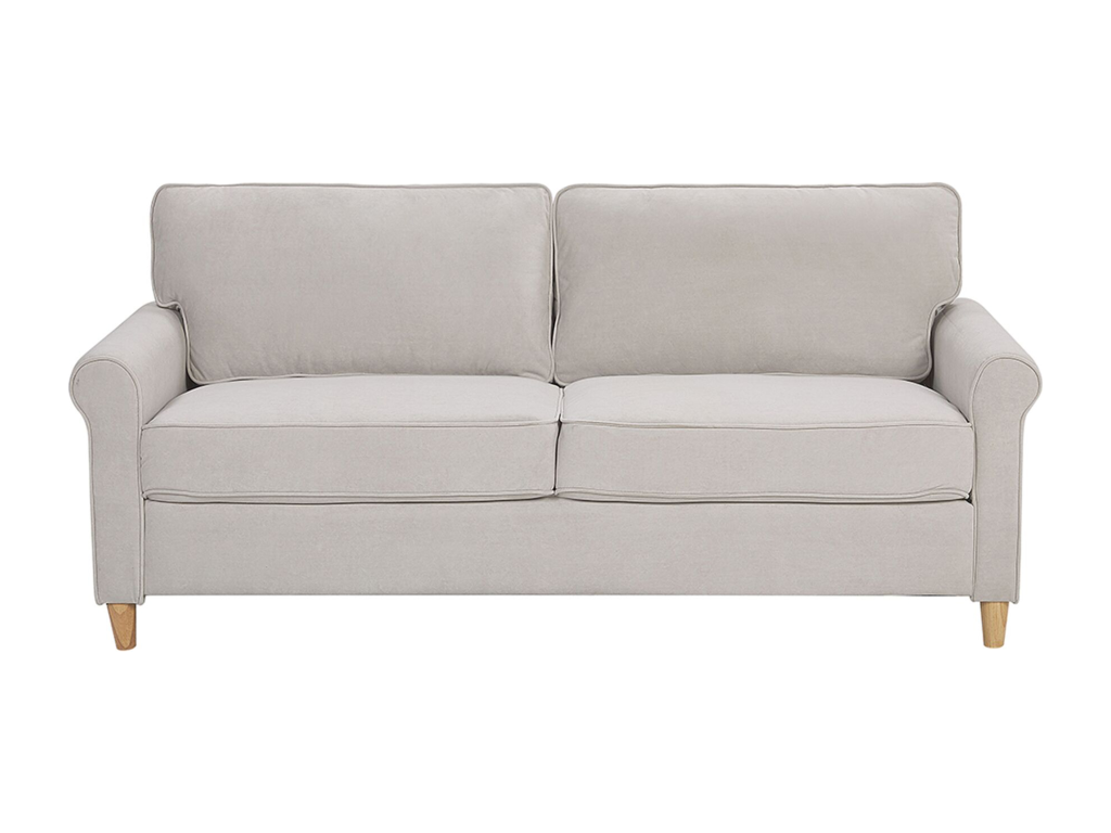 Canapé Chicyla Velours Beige clair 3 places ITGI92137