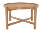 Table basse ronde en bois de teck recyclé D70 cm - Chicyla NOCB35929