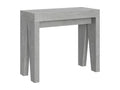 Console extensible 90x40/196 cm Naxy Small Gris Béton JKFZ73551