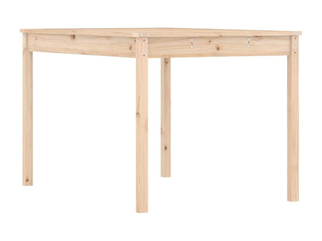 Table de jardin 121x82.5x76 cm bois massif de pin BLDS74776