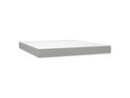 Sommier à Chicyla de lit avec matelas Gris clair 180x200 Tissu XQKJ42390