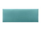 Chicyla Tête de Lit Velours Lisse 135x50 Lits 120/135/140 - Turquoise KQGQ65586