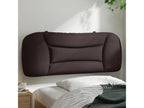 Tête de lit coussin marron foncé 100 cm tissu JCML61454