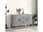 Buffet Chicyla gris 100x36x60 cm bois d'ingénierie BUIK36875
